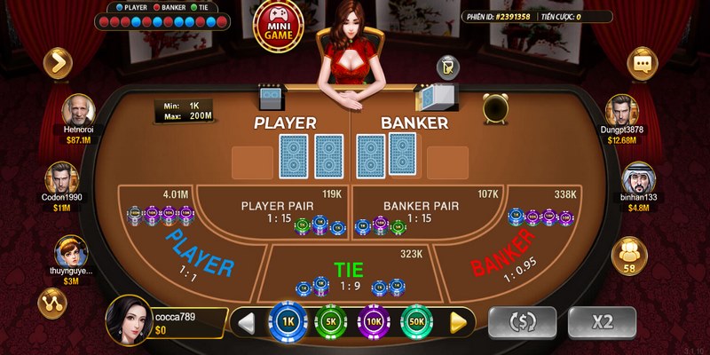 Thuật ngữ trong Baccarat Top88