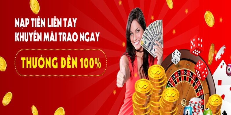 Nạp thẻ lần đầu nhận ngay 100% giá trị tích lũy thêm nguồn vốn cược