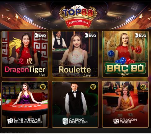 Trải nghiệm chơi sòng bạc trực tuyến đỉnh cao tại Top88 Với hàng trăm trò chơi hấp dẫn, phần thưởng chào mừng hậu hĩnh và dịch vụ khách hàng 24/7